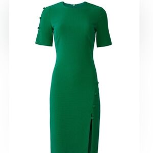 Black Halo Green Midi Dress 10
